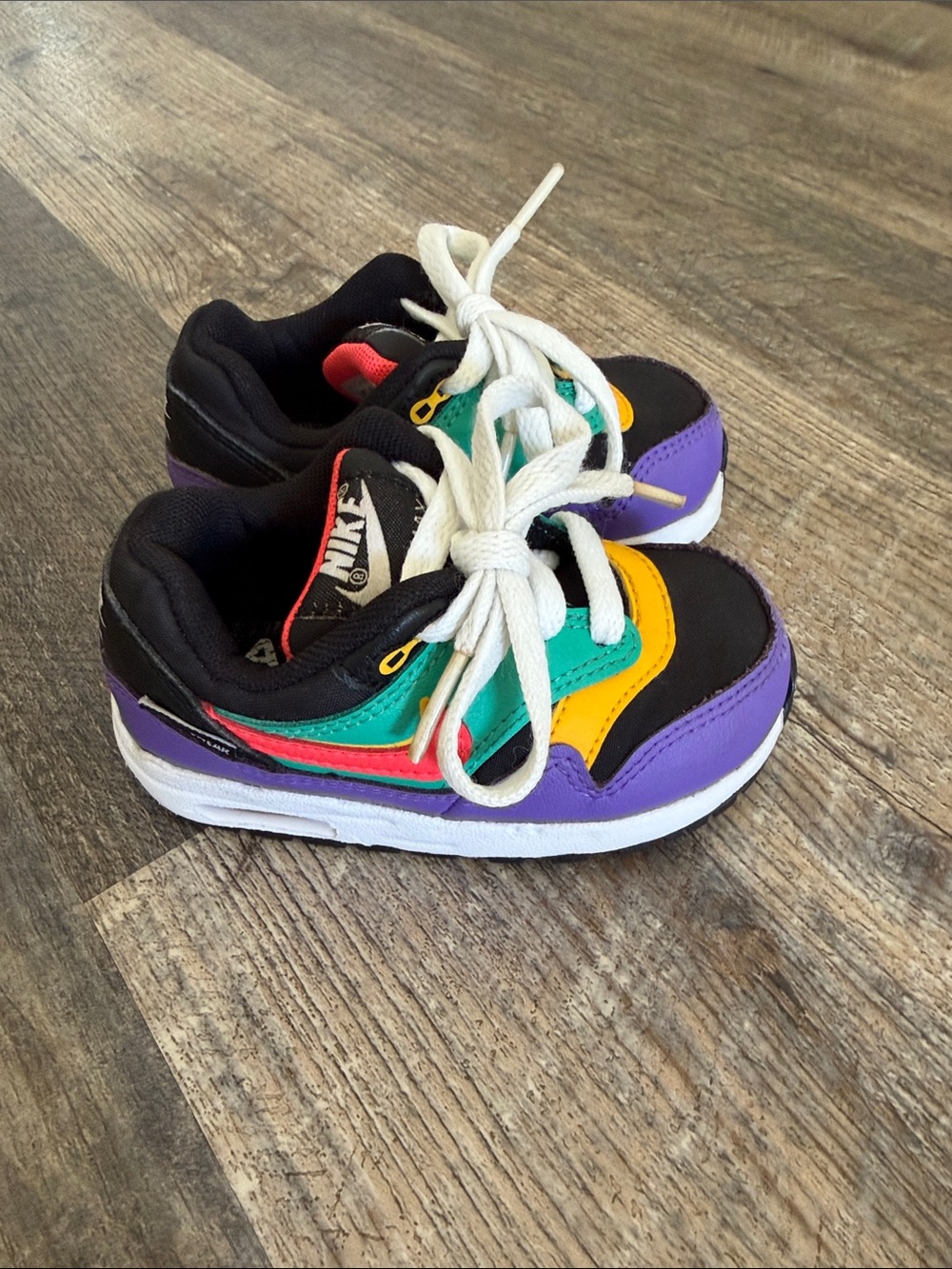 Nike Toddler Size 5C Air Max 1 Game Change Multicolor Sneaker CJ6959-001 •2019